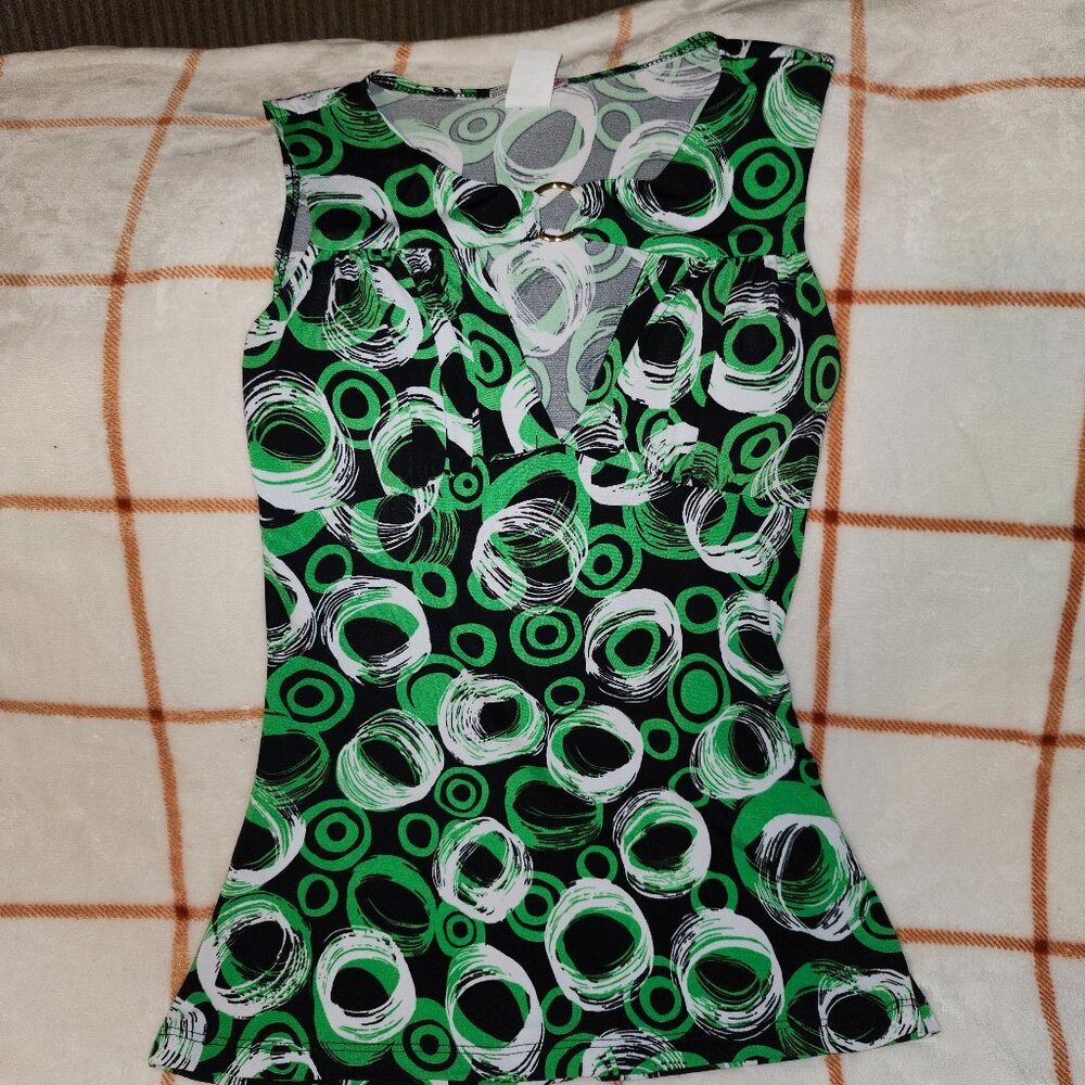 Business Casual Sleeveless Blouse, Women's Size Small
